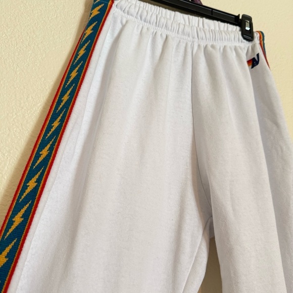 Aviator nation BOLT STRIPE SWEATPANTS - WHITE - Picture 9 of 14